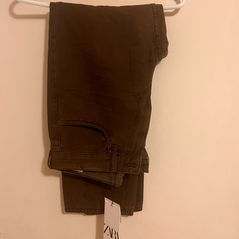 Zara Brown Ankle & Cropped Jeans - Picture 5 of 5